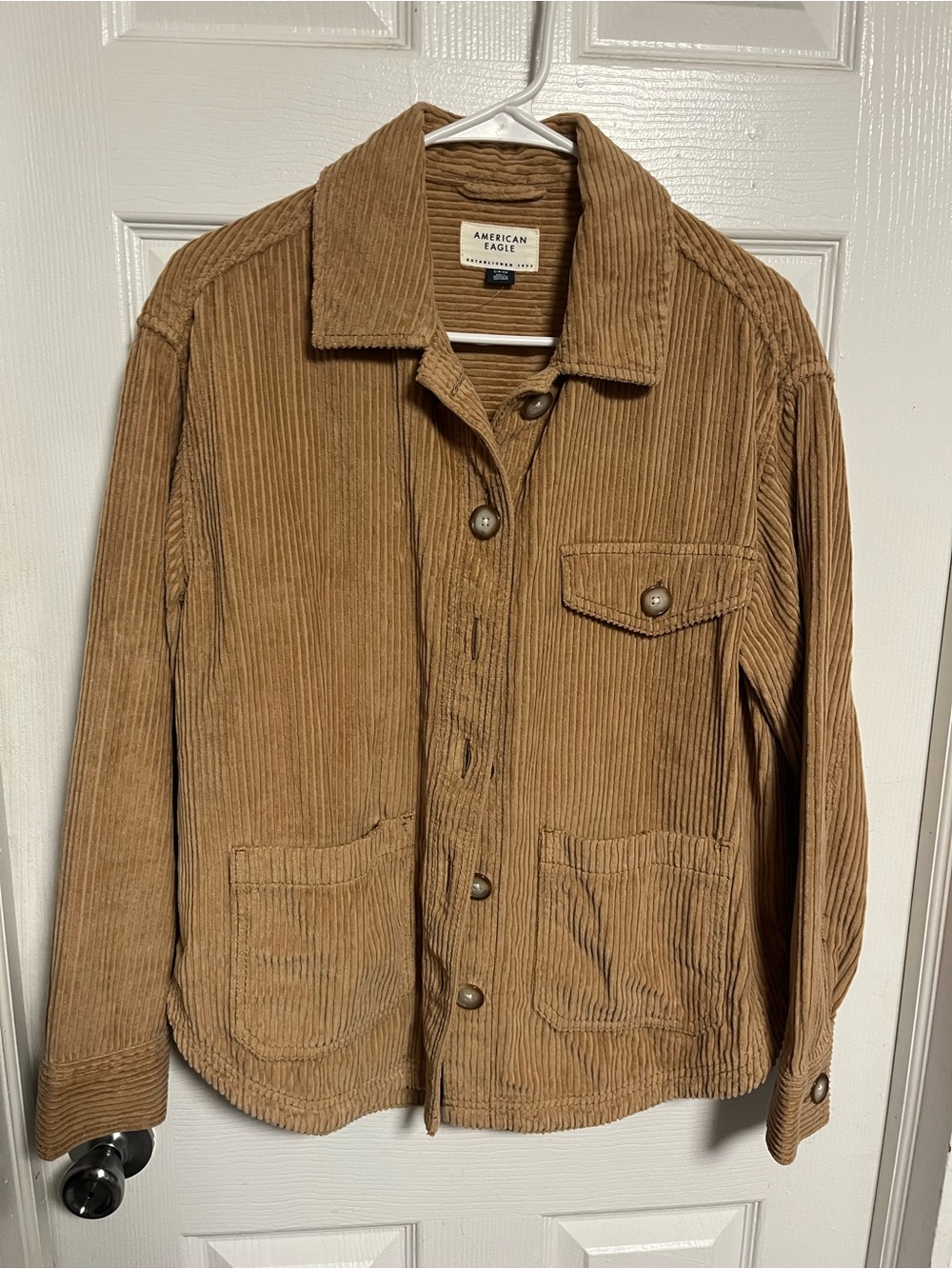 American Eagle Outfitters Brown Corduroy Shirt Jacket
